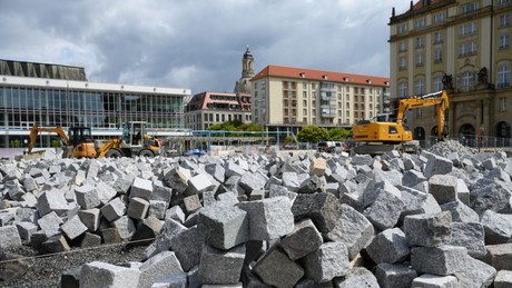 Dresden: Inschrift an Mahnmal für Opfer der alliierten Bombenangriffe weggeschliffen